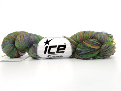 Spiral Air Ribbon Green, Grey, Orange, Turquoise fnt2-84498