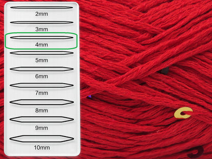 Cotone Paillette Red  fnt2-84566