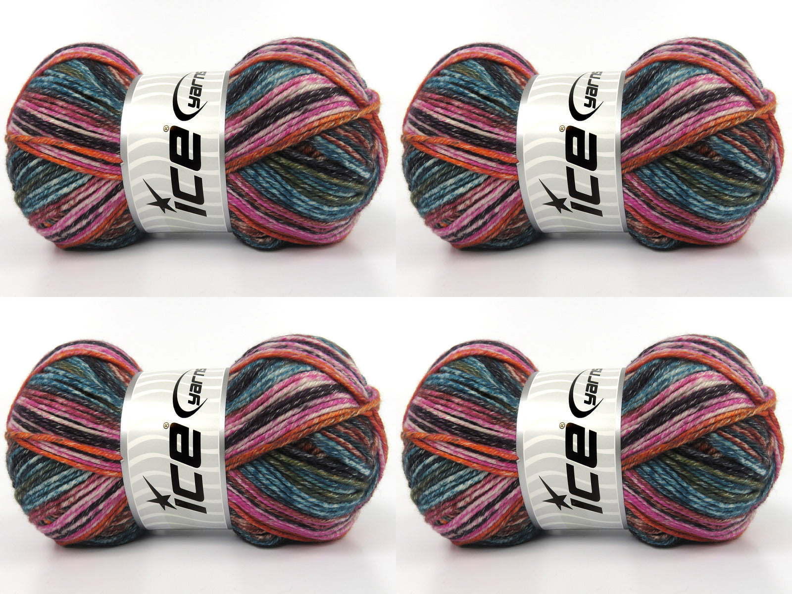 Cottonac Spray Pink, Orange, Brown, Copper, Turquoise, Black fnt2-84632