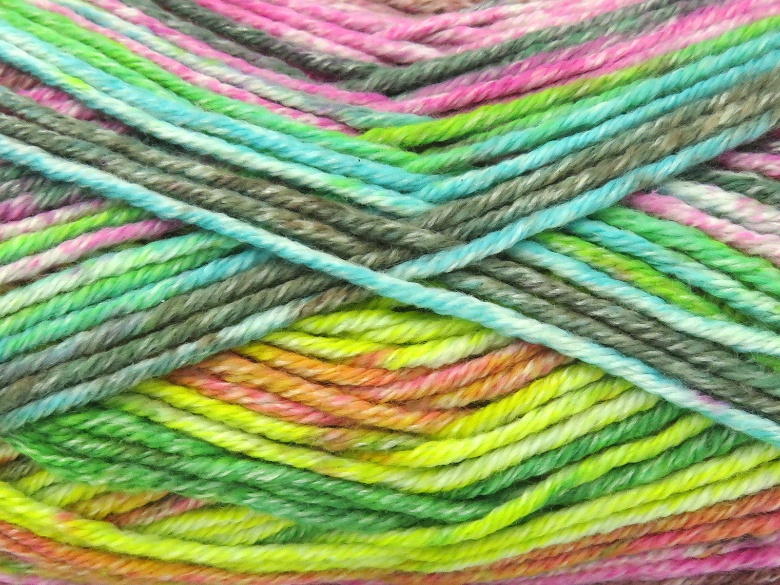 Cottonac Spray Green Shades, Pink, Grey, Yellow, Orange fnt2-84634